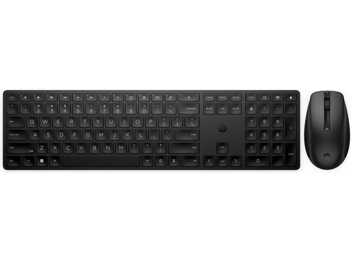 HP 650 Kombinert trådløst tastatur og mus (sort) Tastatur