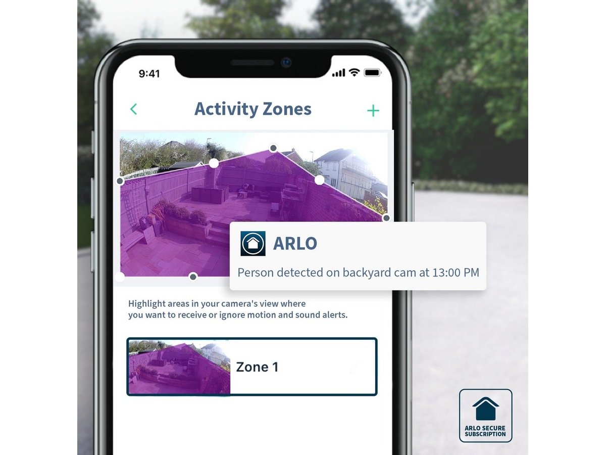 Arlo Pro 3 Floodlight Overvåkningskamera + ladekabel Overvåkningskameraer