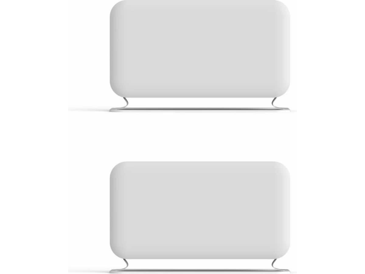 Mill Instant Max gulvovn 2200W Mec (hvit) 2-pack Frittstående varmeovner