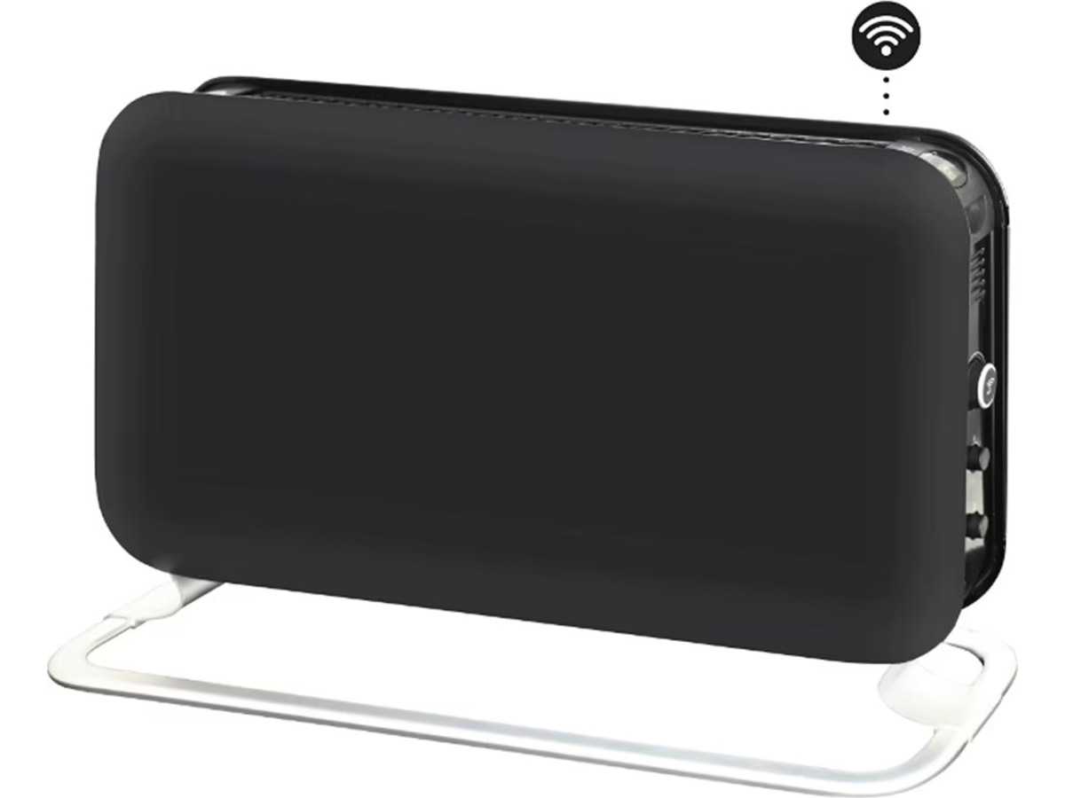 Mill WiFi gulvovn 1200W (sort) 2-pack Frittstående varmeovner