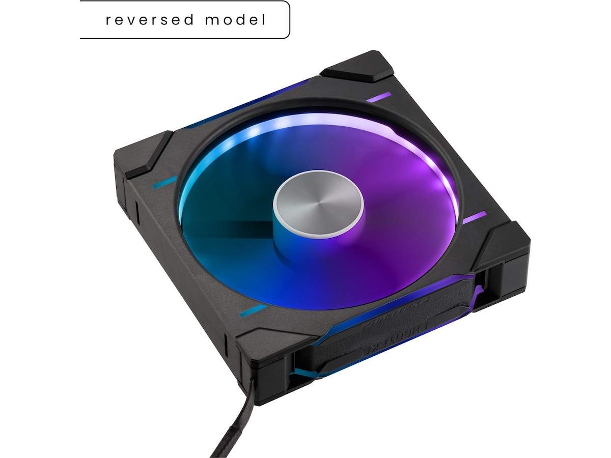 Phanteks D30 140mm PWM DRGB Reverse Vifte 3-Pack (sort) Vifter