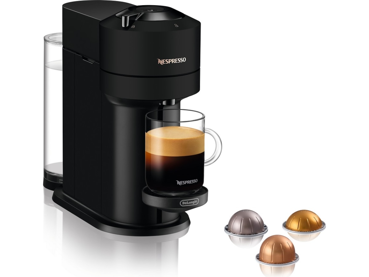 Nespresso Vertuo Next by De'Longhi Kapselmaskin (sort) Kapselmaskiner