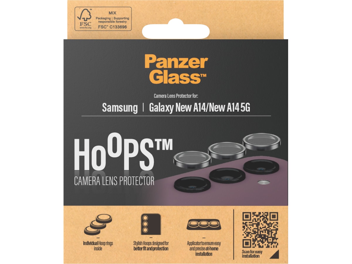 PanzerGlass Galaxy A15 / A15 5G Hoops Linsebeskytter Skjermbeskyttelse