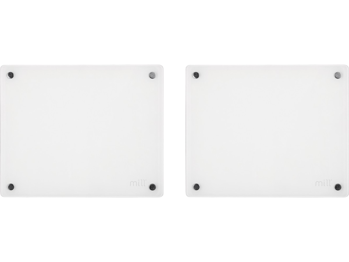 Mill Glass MB250 Panelovn 250W (hvit) 2-pack