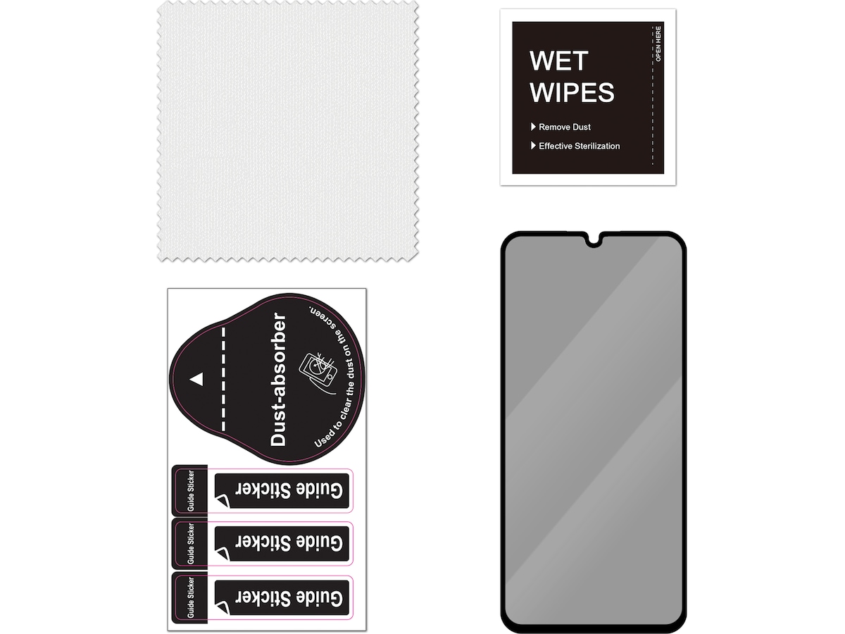 iiglo Samsung Galaxy A15 Privacy Skjermbeskytter Skjermbeskyttelse