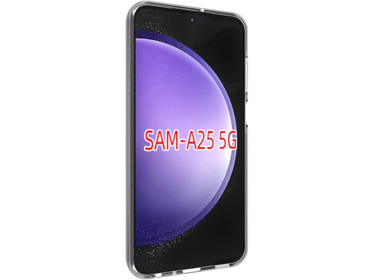 iiglo Samsung Galaxy A25 Silikondeksel (gjennomsiktig) Deksel til mobiltelefon