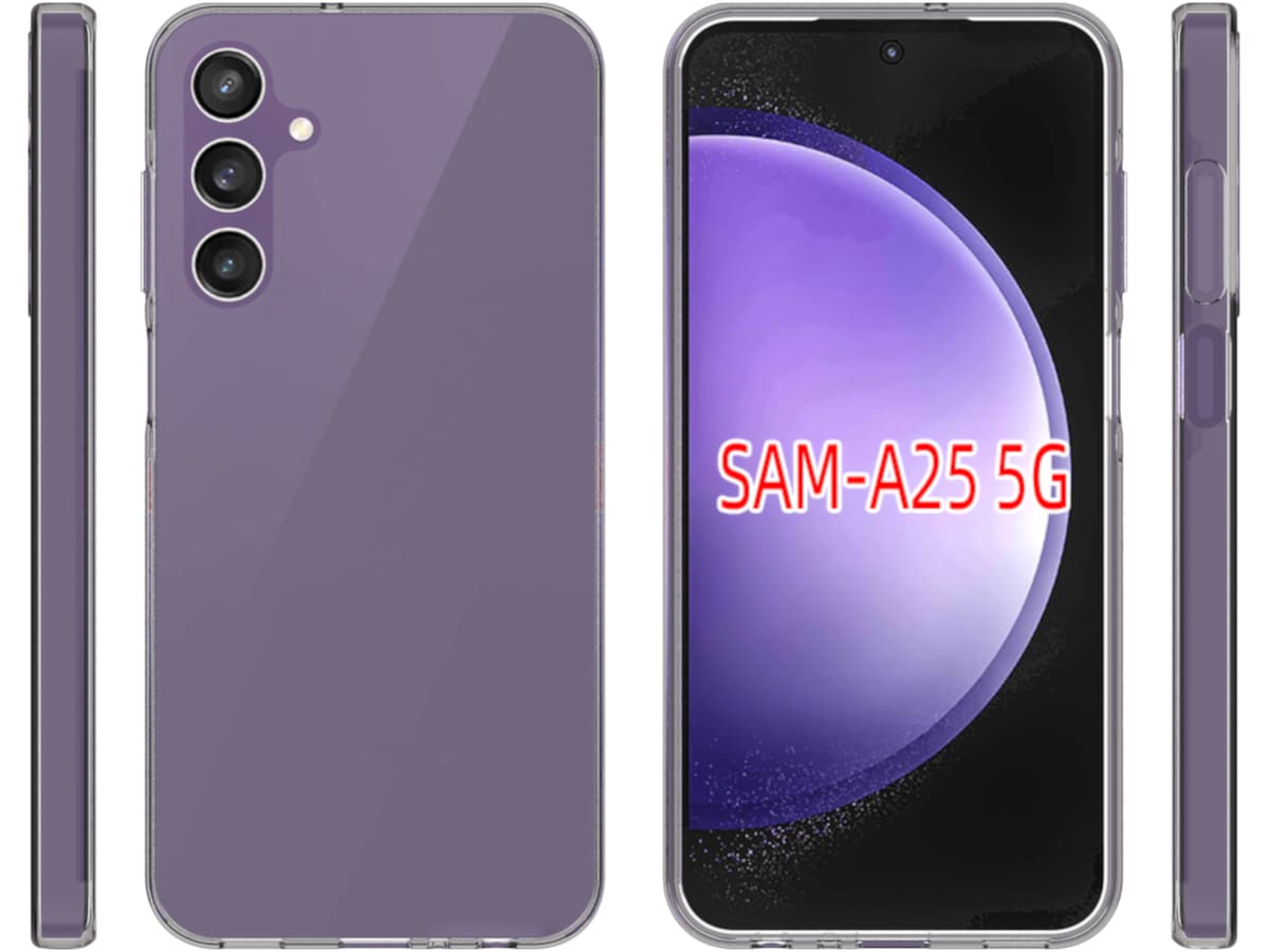 iiglo Samsung Galaxy A25 Silikondeksel (gjennomsiktig) Deksel til mobiltelefon