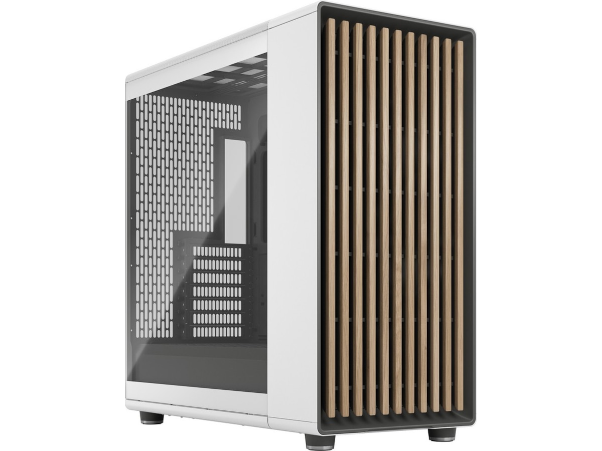Fractal Design North XL TG Clear Mid Tower (hvit) Midi tower