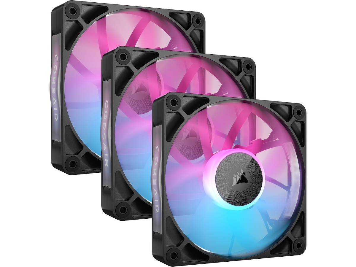 Corsair iCUE Link RX120 RGB Vifte 3pk (sort) Vifter