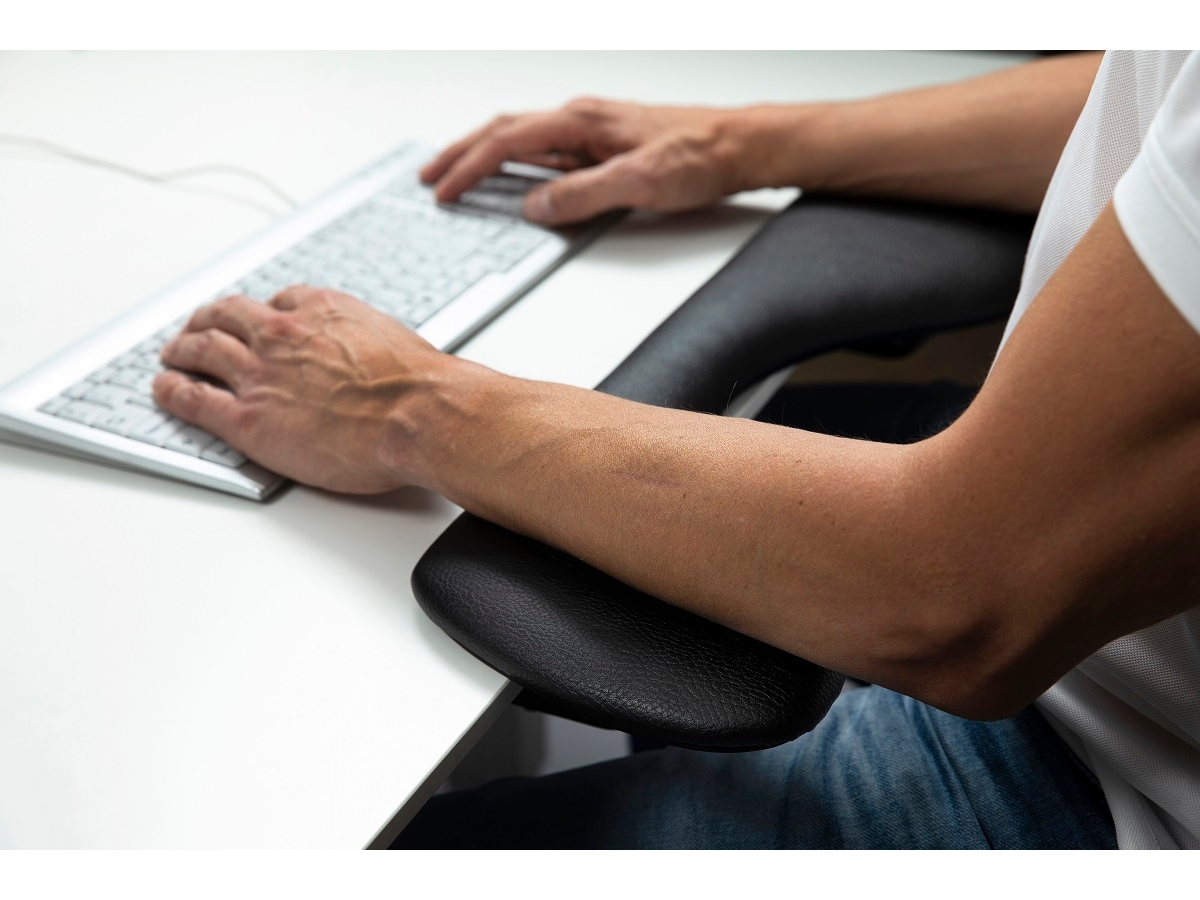 KENSON 8805 Symmetrisk underarmstøtte (sort) Håndleddstøtte