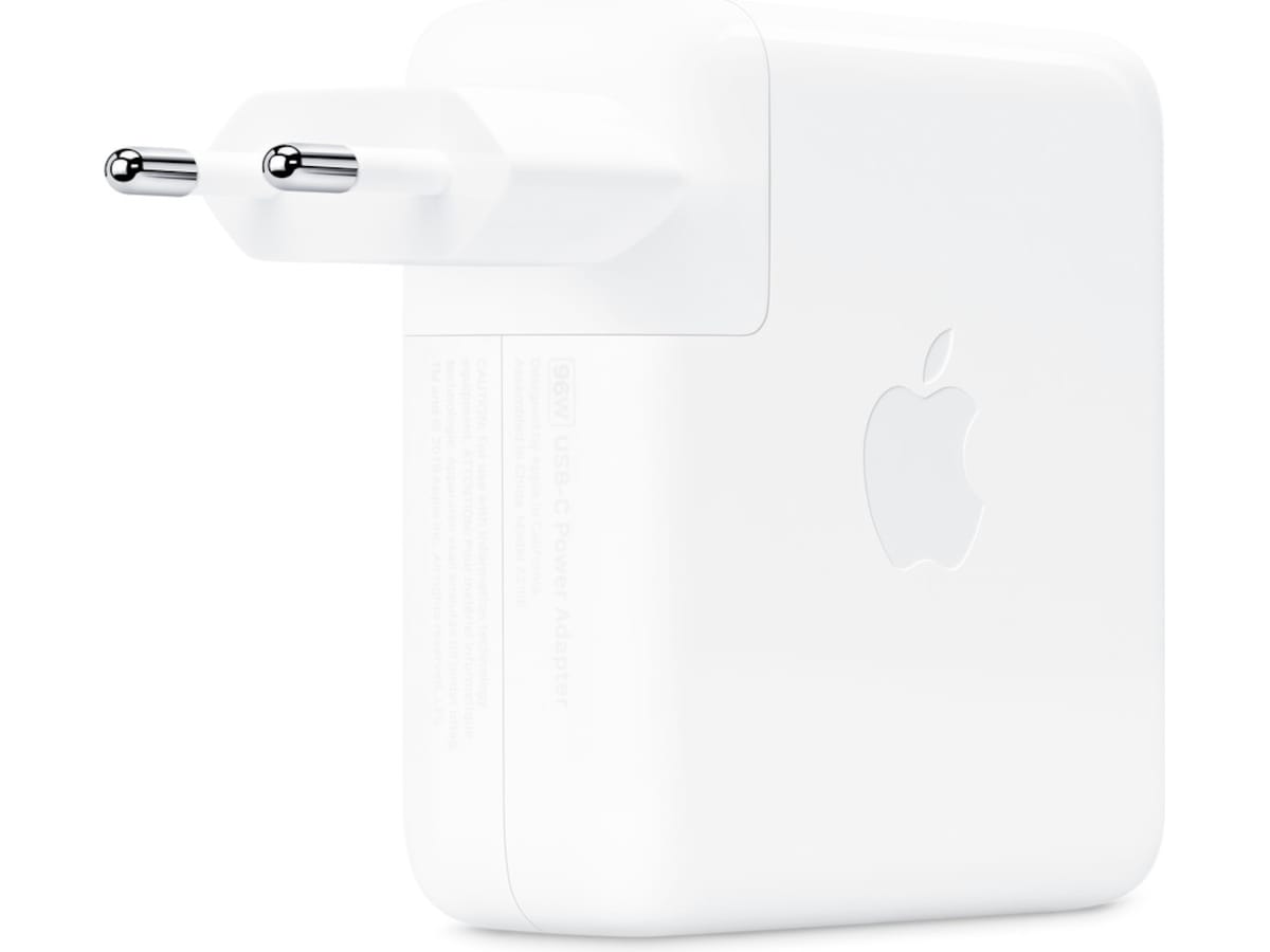 Apple strømadapter 96W (hvit) Batteri og lader