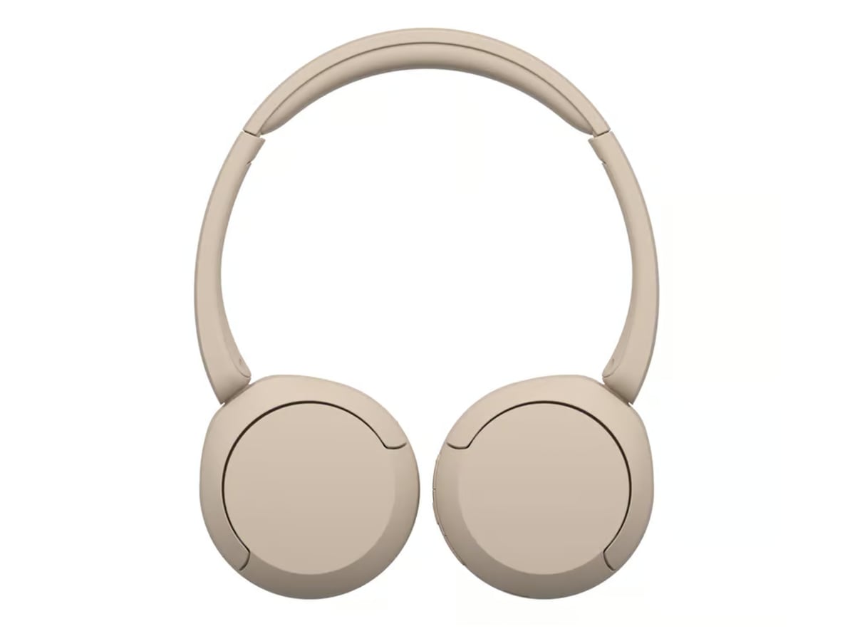Sony WH-CH520 trådløse hodetelefoner, On-Ear (beige) Hodetelefoner