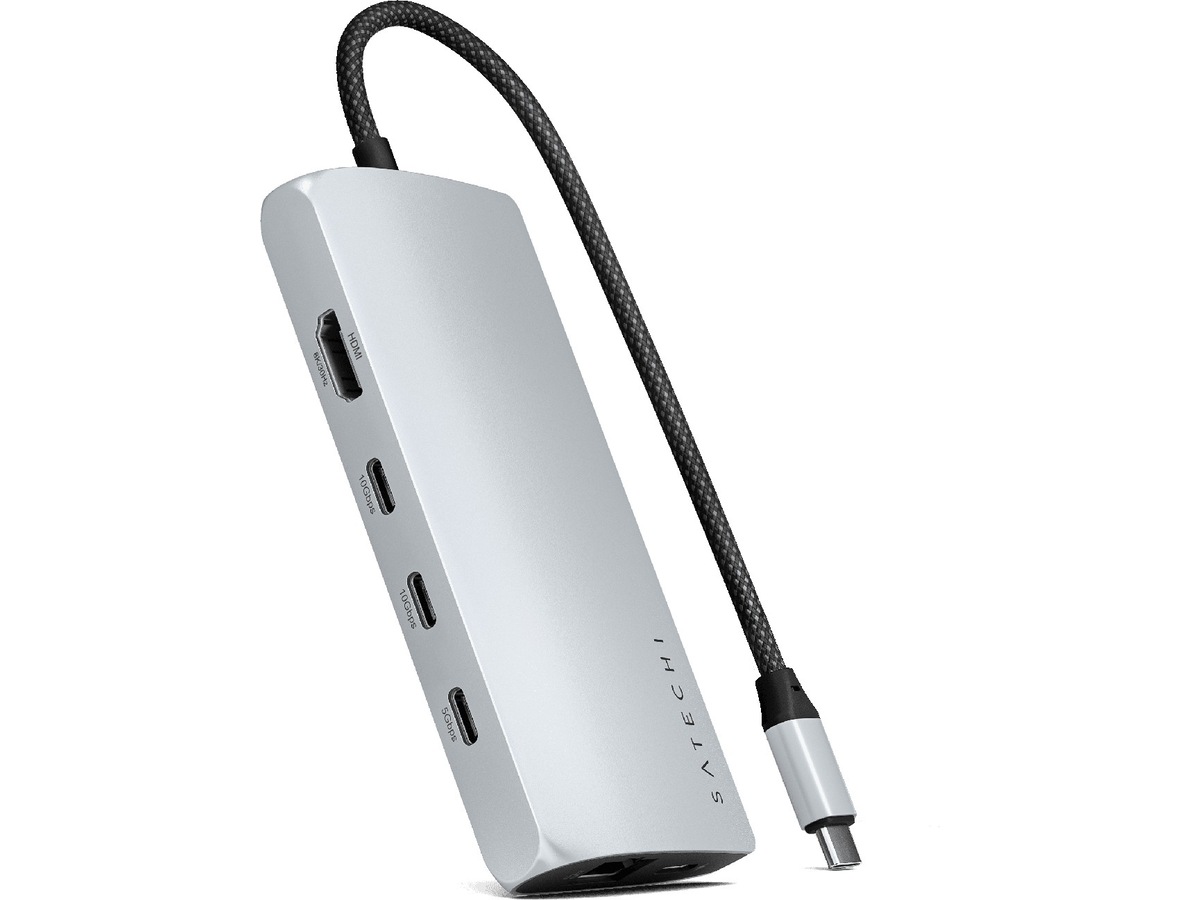 Satechi Multiport 8K Docking V3 (sølv)