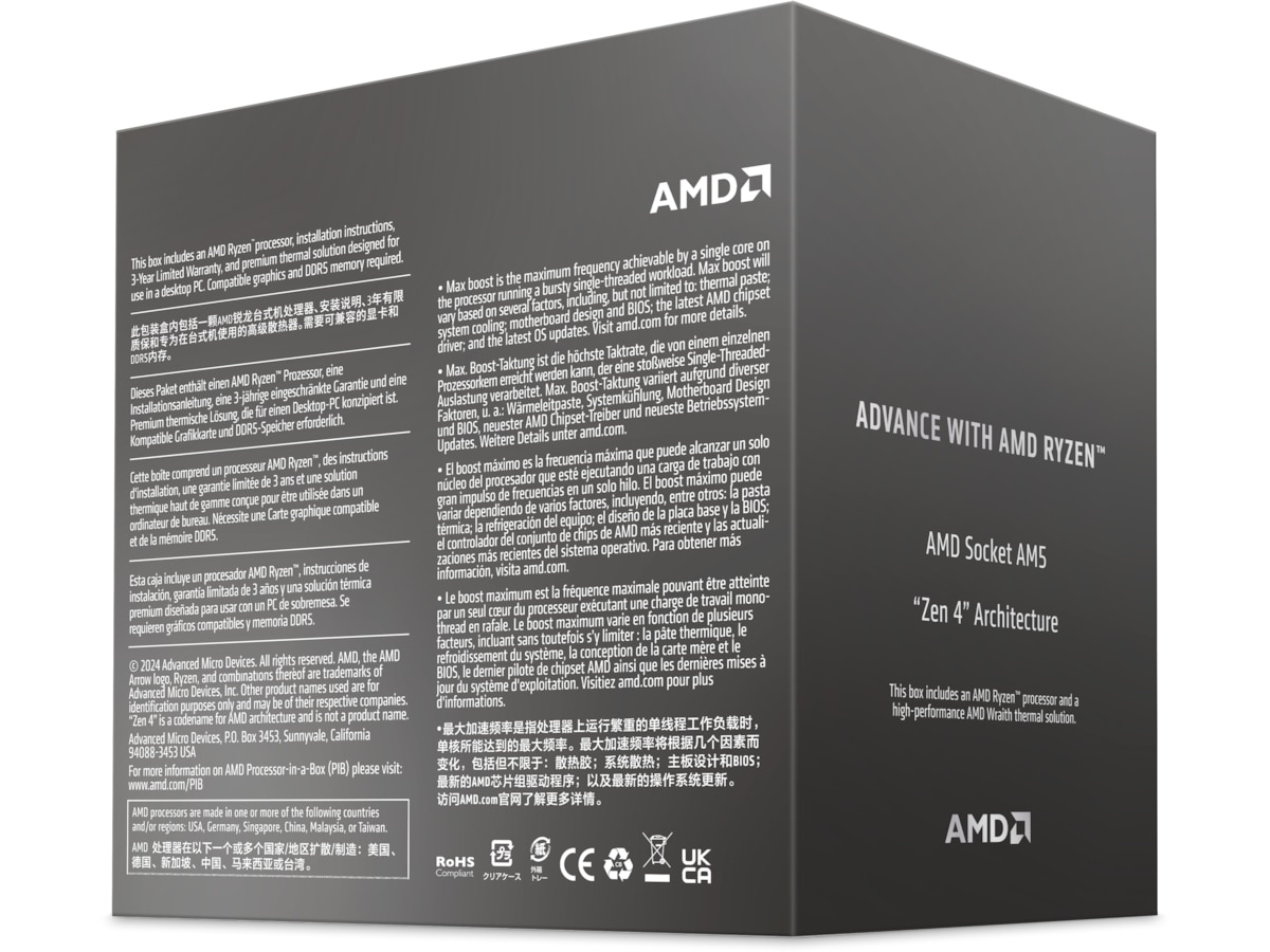 AMD Ryzen 7 8700F CPU Prosessorer