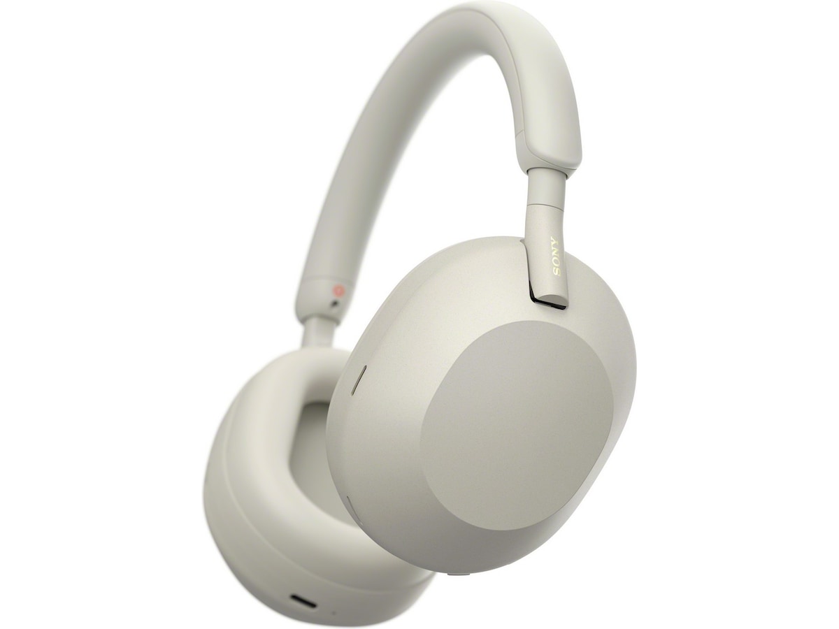 Sony WH-1000XM5 trådløse hodetelefoner, Over-Ear (sølv) Hodetelefoner