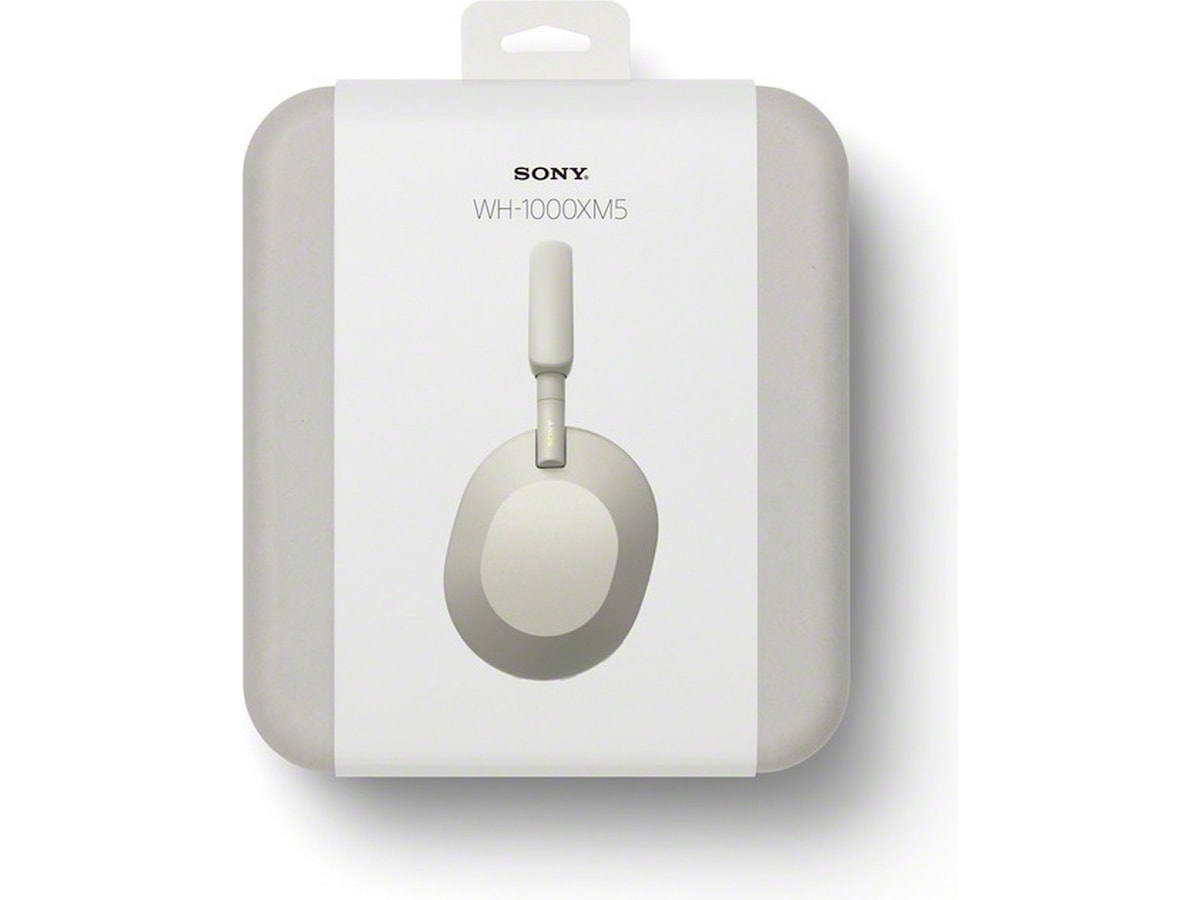 Sony WH-1000XM5 trådløse hodetelefoner, Over-Ear (sølv) Hodetelefoner