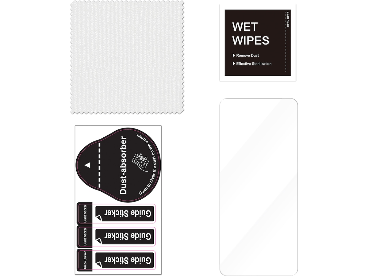 iiglo iPhone 16 / 15 / 15 Pro Clear Glass skjermbeskytter Skjermbeskyttelse