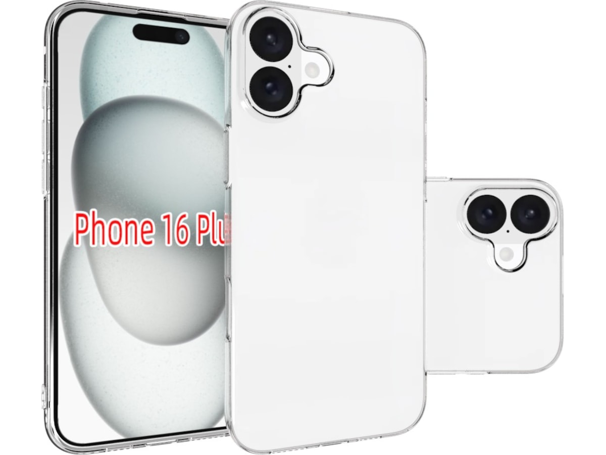 iiglo iPhone 16 Plus Silikondeksel (gjennomsiktig) Deksel til mobiltelefon