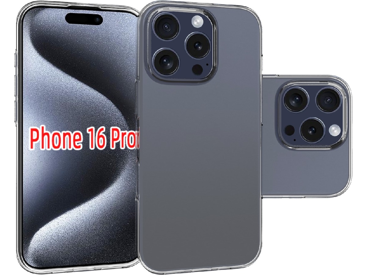 iiglo iPhone 16 Pro Silikondeksel (gjennomsiktig) Deksel til mobiltelefon