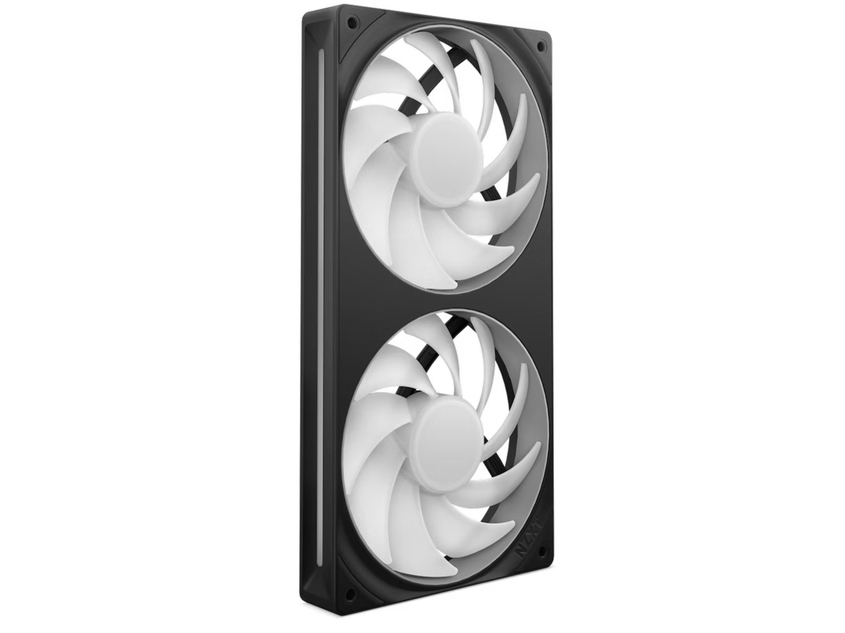 NZXT F240 RGB Core Kjøler (sort) Vifter
