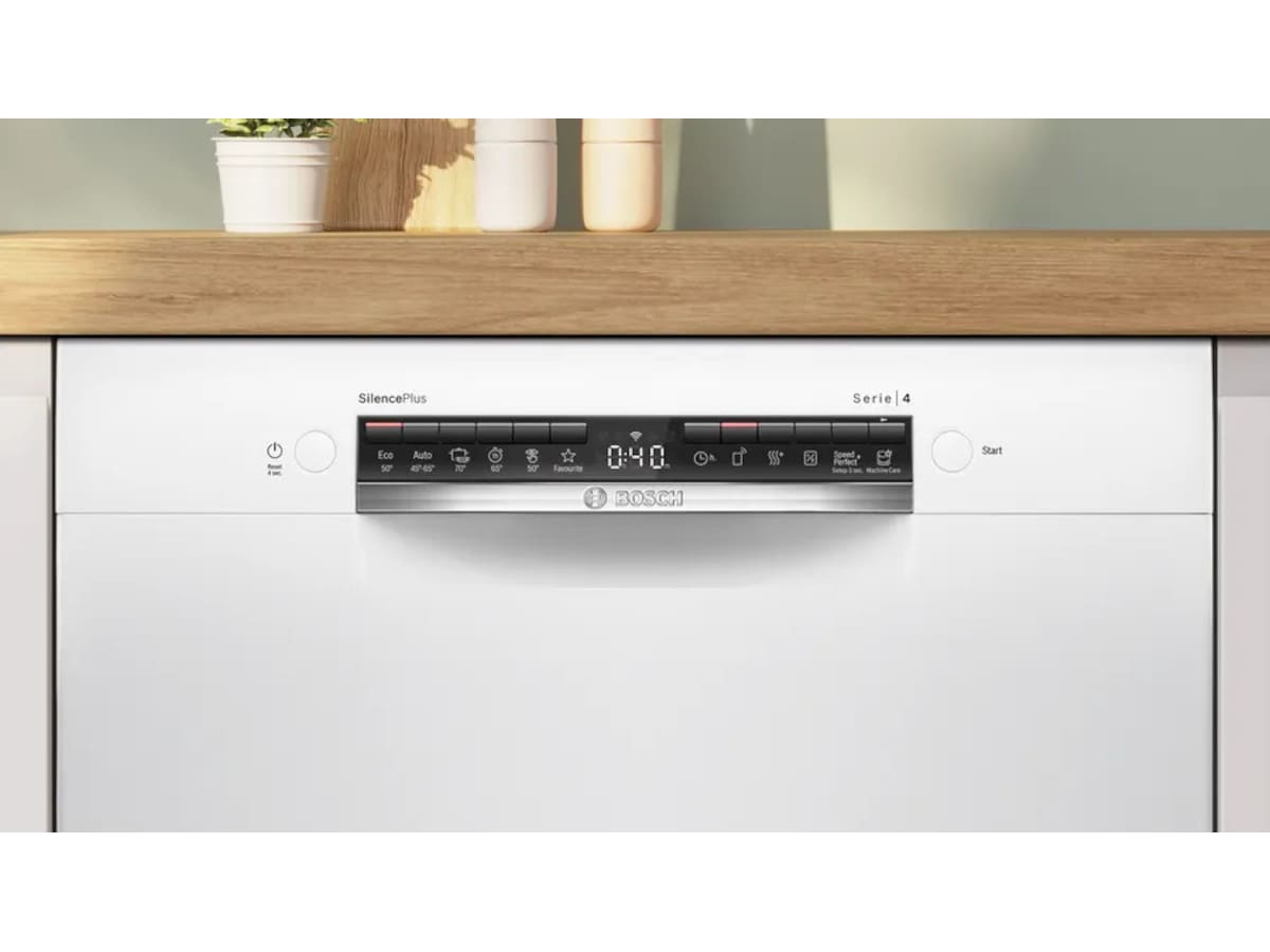 Bosch Serie 4 SMU4HMW01S Oppvaskmaskin (hvit) Underbygd oppvaskmaskin