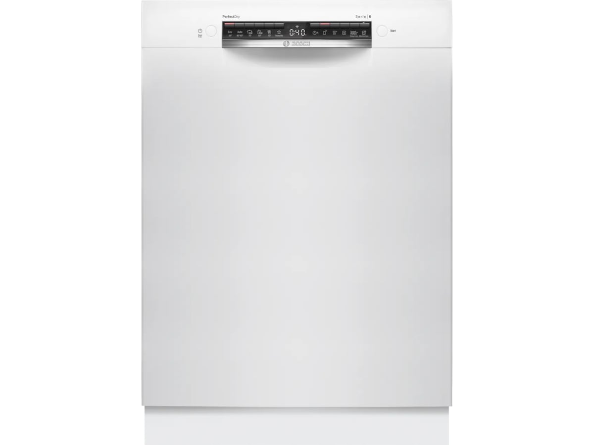 Bosch Serie 6 SMU6ZCW10S Oppvaskmaskin (hvit) Underbygd oppvaskmaskin