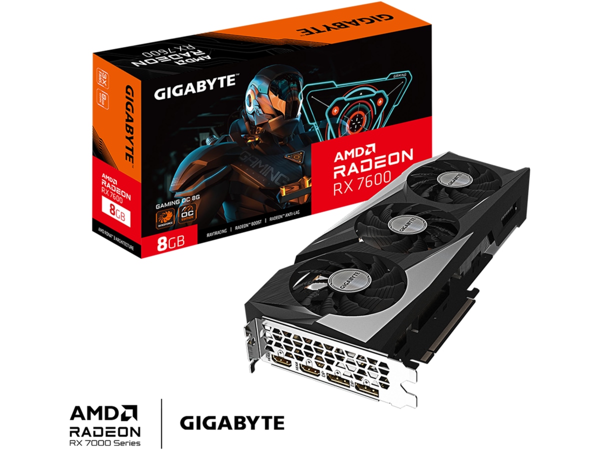 Gigabyte Radeon RX 7600 GAMING OC Skjermkort