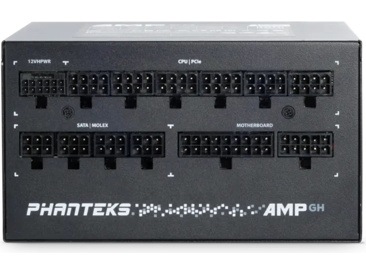 Phanteks AMP GH 750W Gold PSU (sort) Enheter