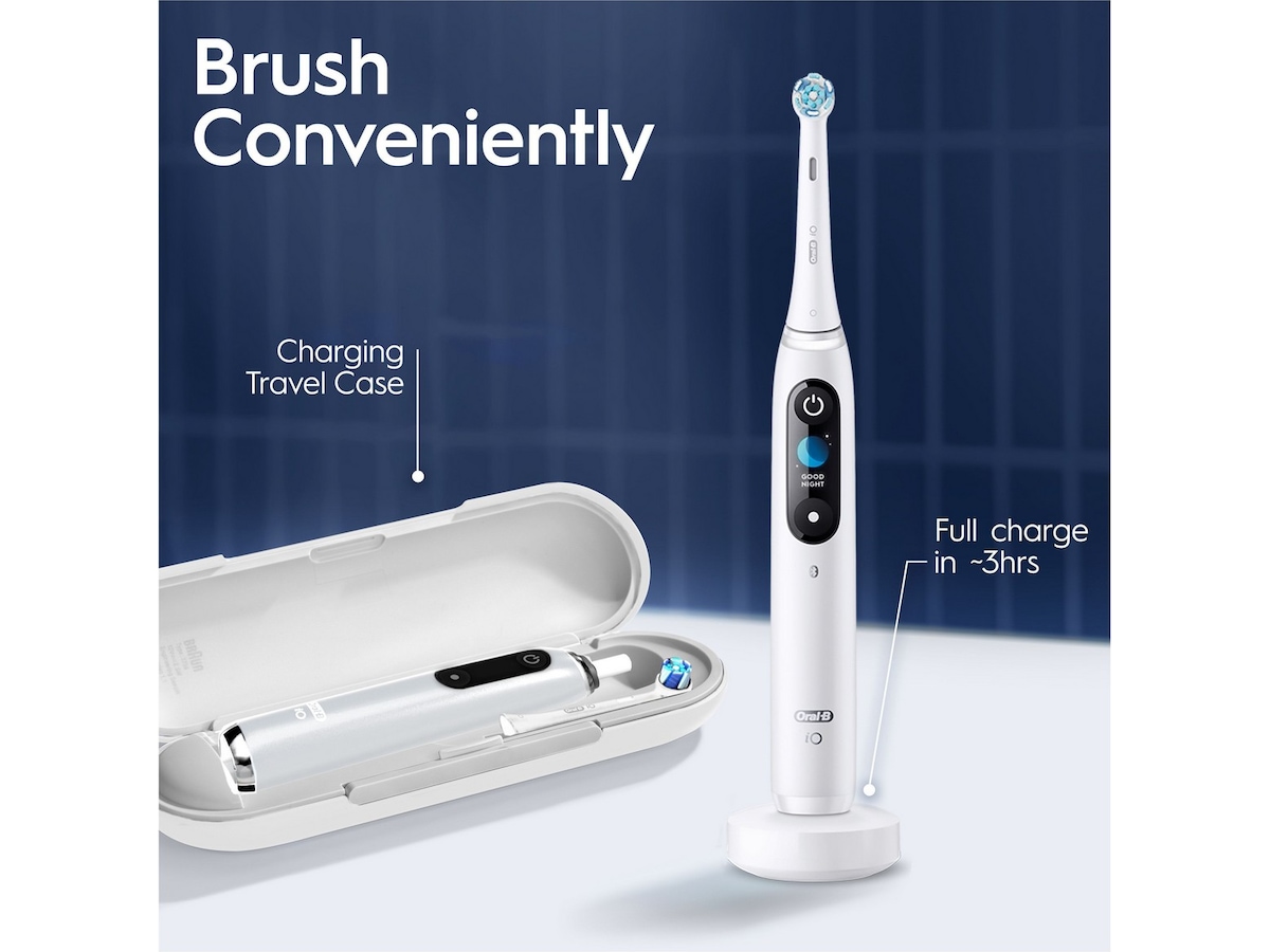 Oral-B iO 9 Elektrisk Tannbørste (hvit) Elektriske tannbørster