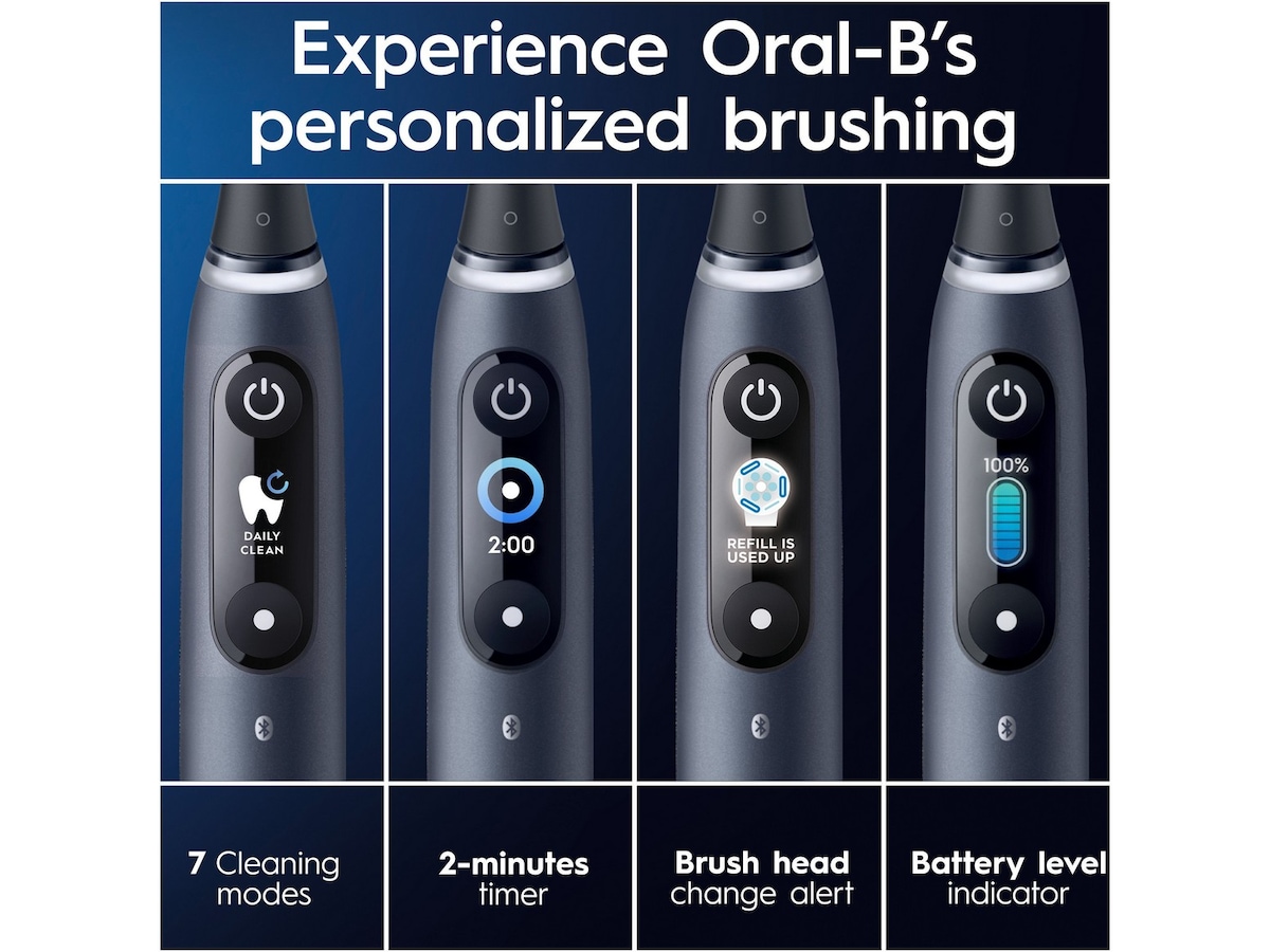 Oral-B iO 9 Elektrisk Tannbørste (sort) Elektriske tannbørster