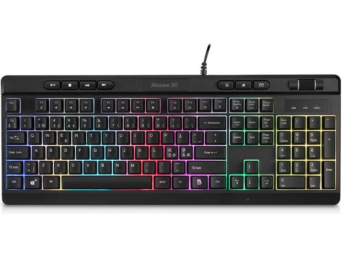Mission SG GGB 2.3 gamingpakke med RGB Gaming headset