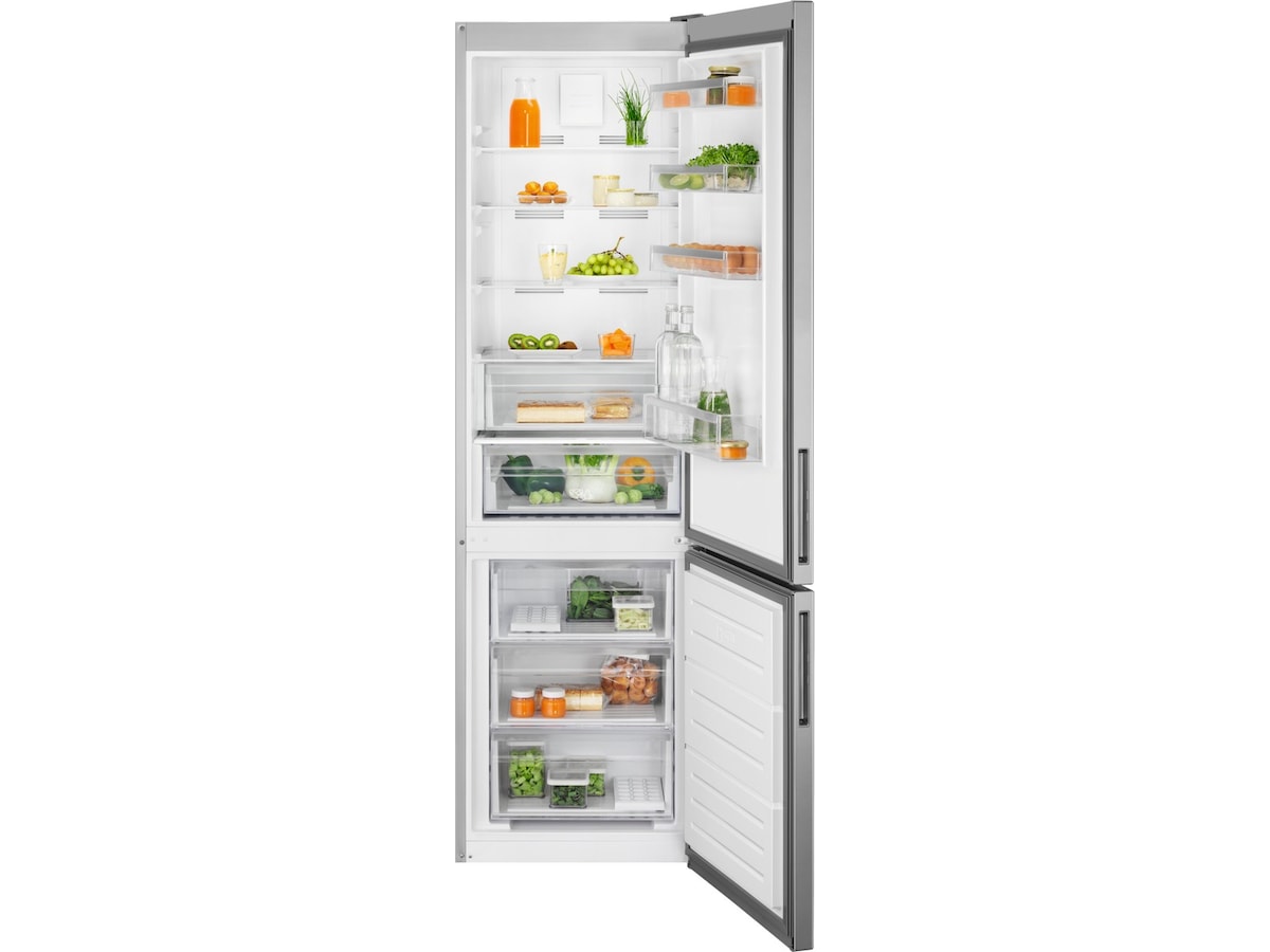 Electrolux LNT6ME36U2 600 TwinTech No Frost kjøl/frys (grå) Kombiskap