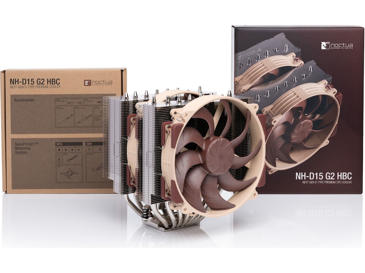 Noctua NH-D15 G2 HBC CPU Kjøler for Intel CPU - Luftkjøling