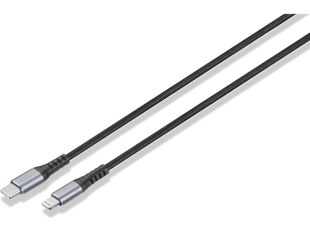 Andersson Flettet USB-C til Lightning kabel 1,5m (sort) USB-kabler
