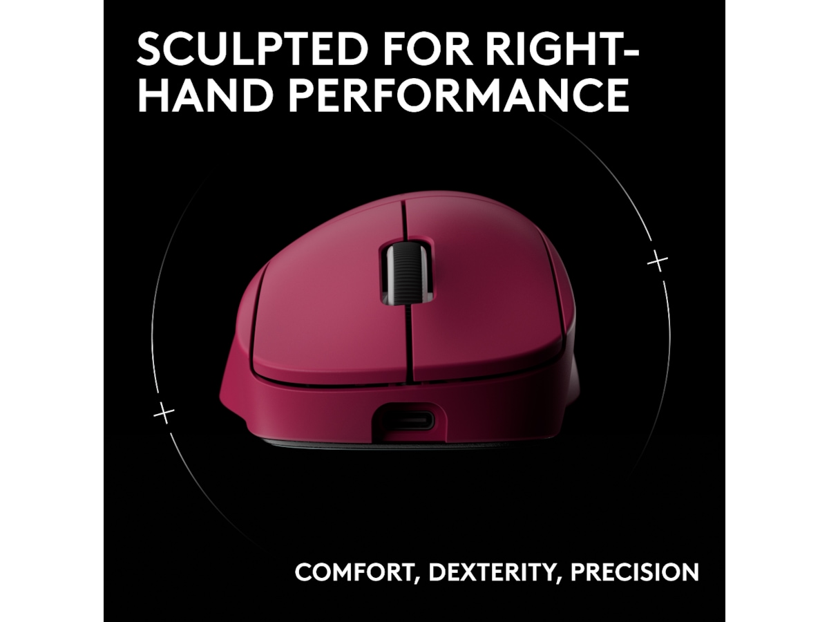 Logitech G Pro X Superlight 2 DEX trådløs gamingmus (rosa) Gamingmus