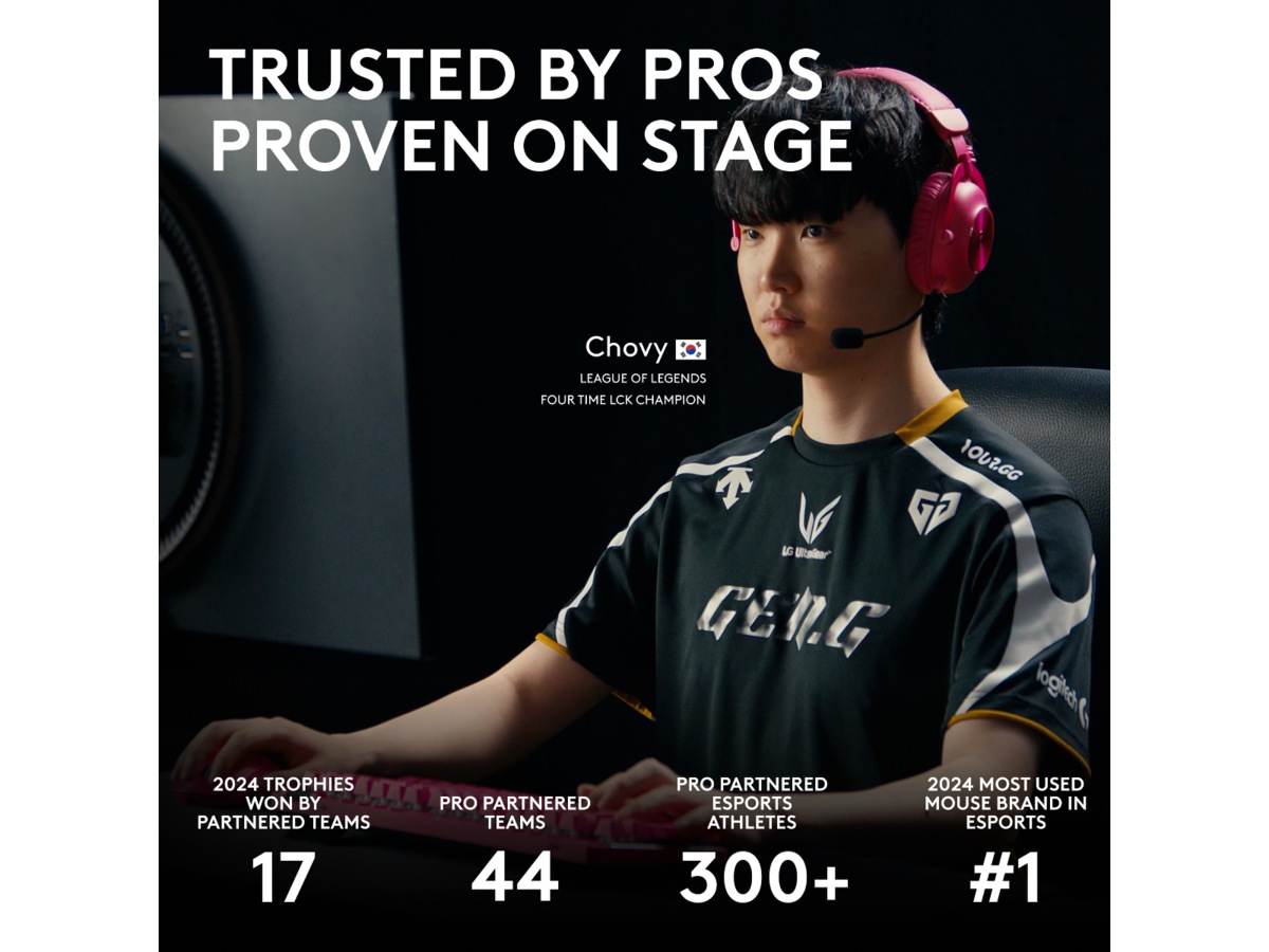 Logitech G Pro X Superlight 2 DEX trådløs gamingmus (rosa) Gamingmus