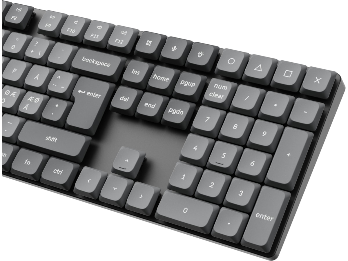 Keychron K5 MAX QMK/VIA Gateron Red trådløst gamingtastatur Gamingtastatur