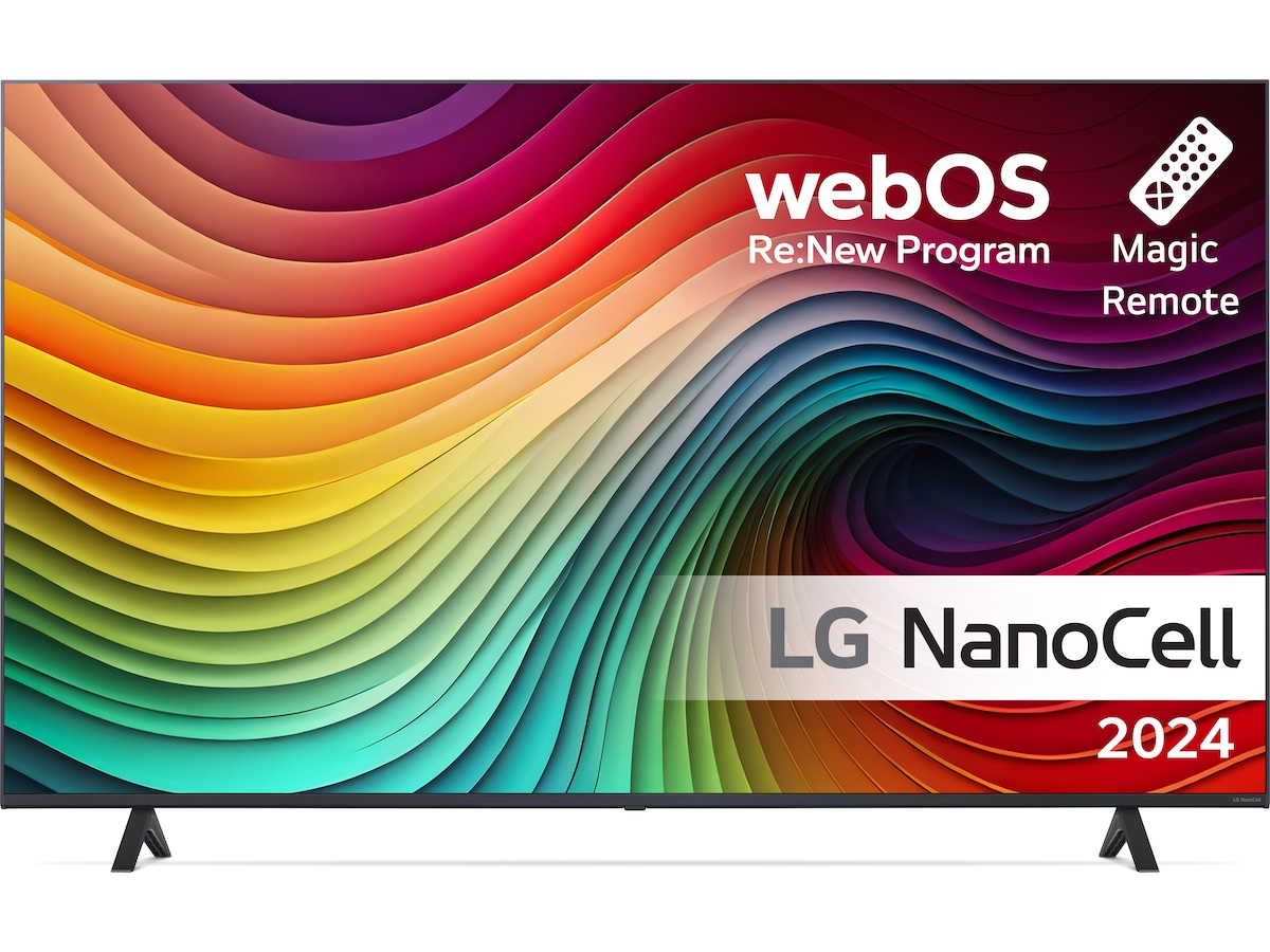 LG 55'' NANO 81 4K TV (2024) 55NANO81T6A + Lydplanke 50 - 59 tommer TV