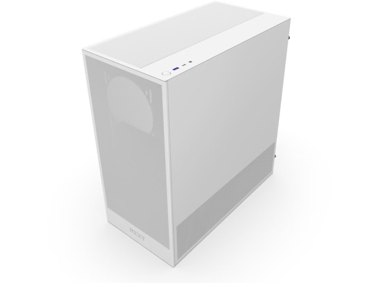 NZXT H5 Flow Mid Tower (hvit) Midi tower