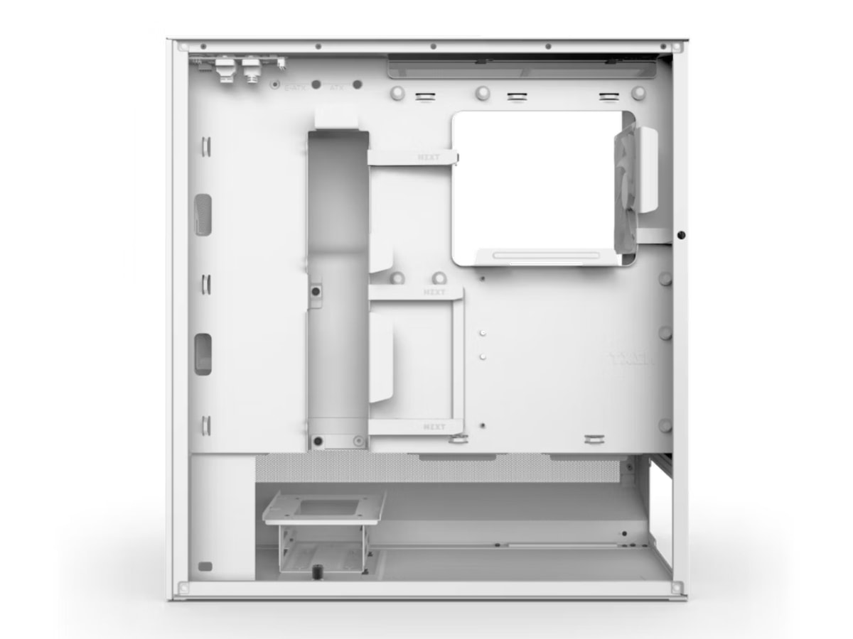 NZXT H5 Flow Mid Tower (hvit) Midi tower
