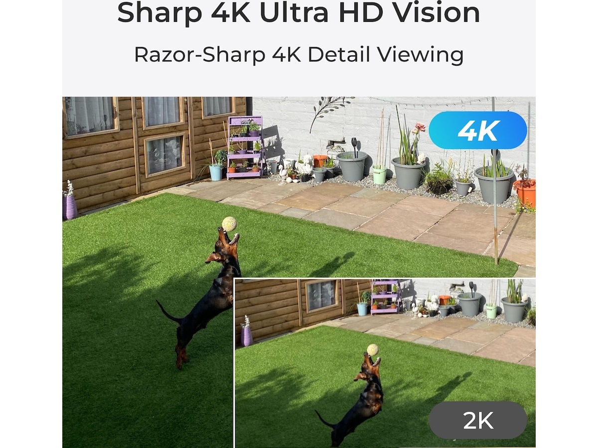 Reolink Argus PT Ultra 4K trådløst utendørs overvåkningskamera Overvåkningskameraer