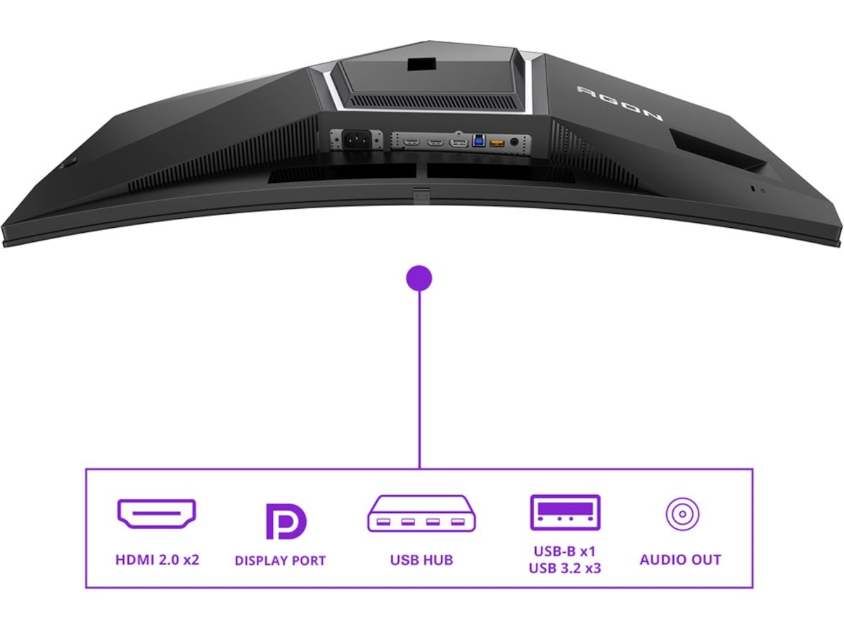 AOC 34" gamingskjerm Agon Pro AG346UCD Skjermer
