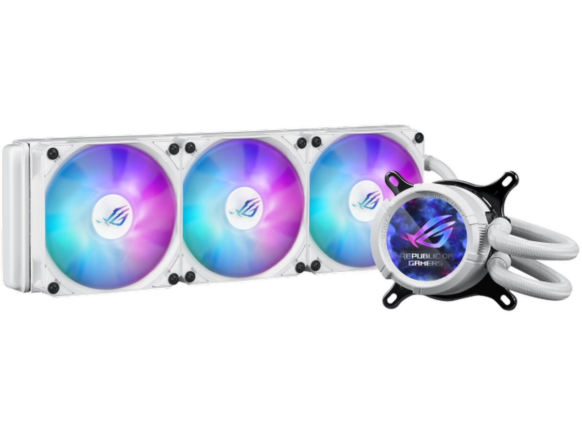 Asus ROG Strix LC III 360 ARGB LCD Kjøler (hvit) CPU - Vannkjøling