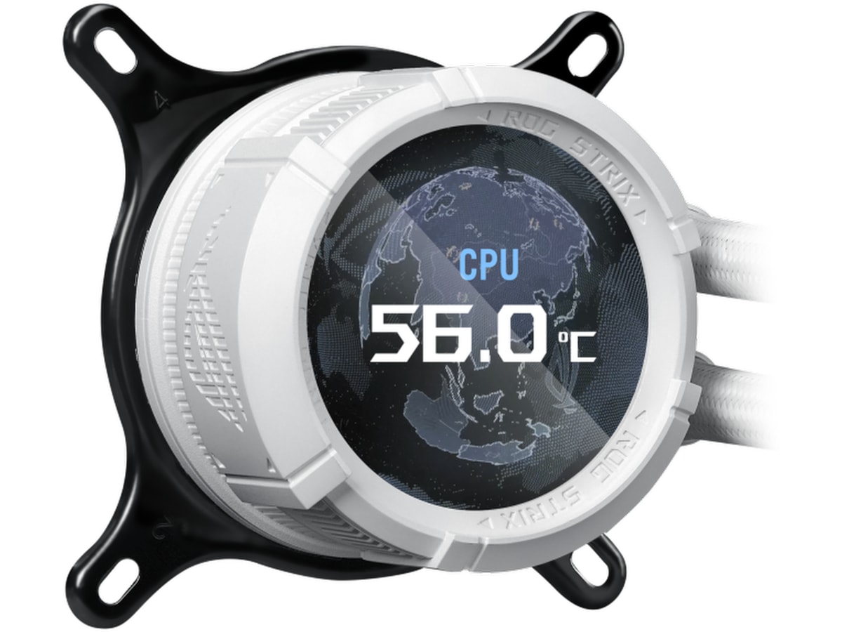 Asus ROG Strix LC III 360 ARGB LCD Kjøler (hvit) CPU - Vannkjøling