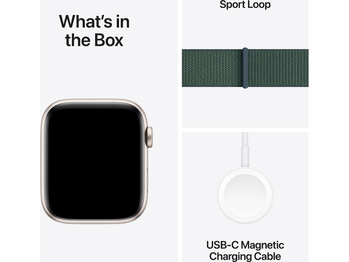 Apple Watch SE 44mm GPS + LTE Aluminium (stjerneskinn) Smartklokker