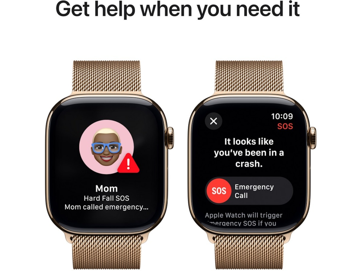 Apple Watch Series 10 46mm GPS + LTE Titan (gull) Smartklokker