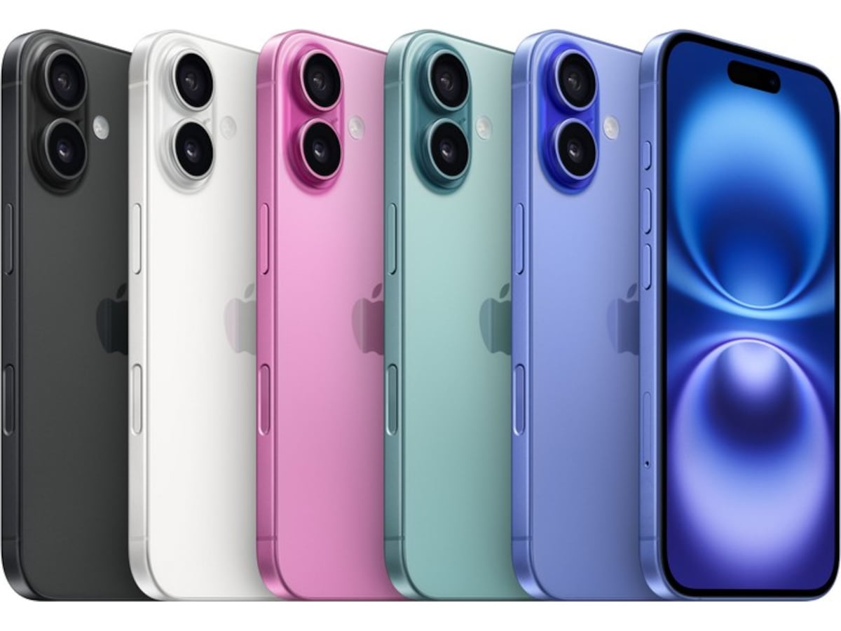 iPhone 16 Plus 256GB (sort) Mobiltelefoner
