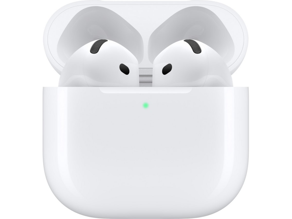 Apple AirPods 4 med støyreduksjon trådløse ørepropper, in-ear (hvit) Ørepropper