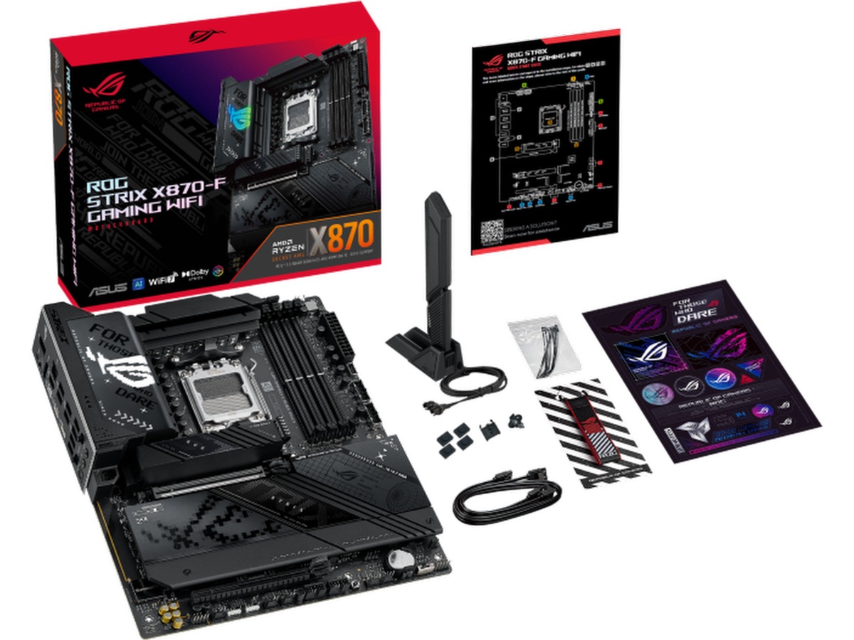 ASUS ROG Strix X870-F GAMING WIFI Hovedkort AMD Socket