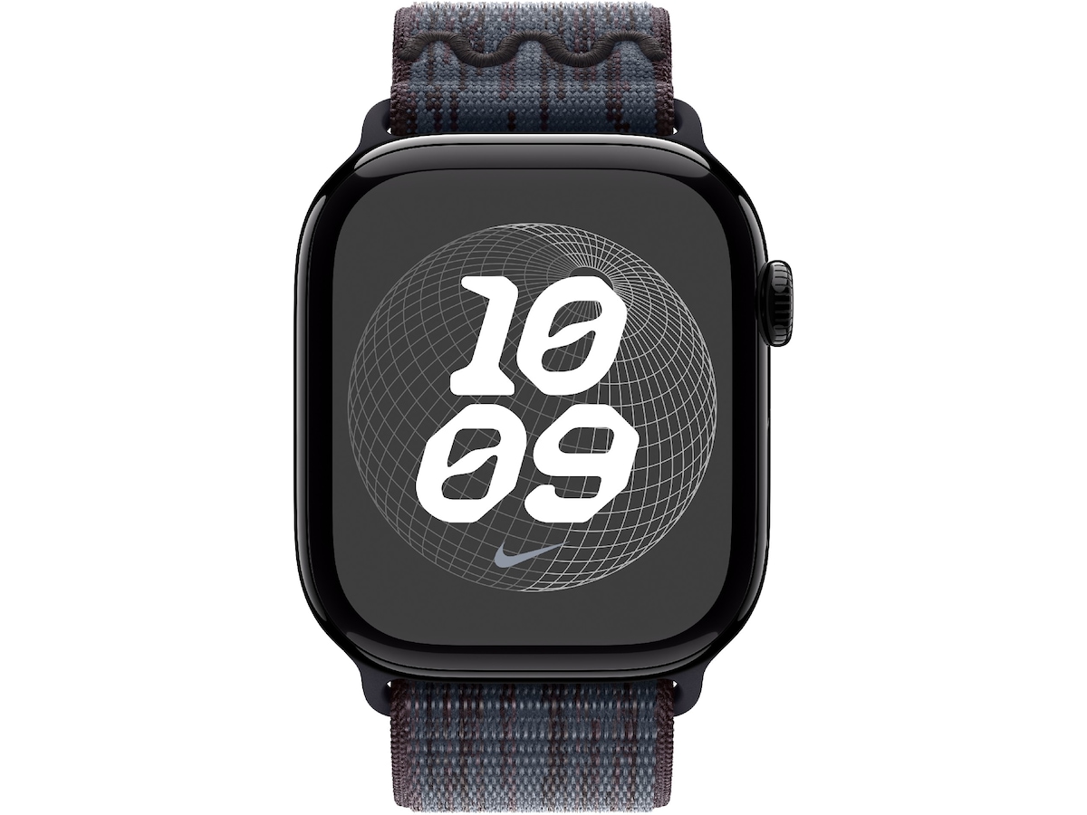 Apple Watch 46mm Nike Sport Loop (black/blue) Reim